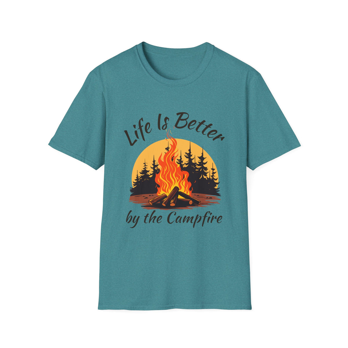 Life Is Better by the Campfire Shirt, Camping Lover Tee
