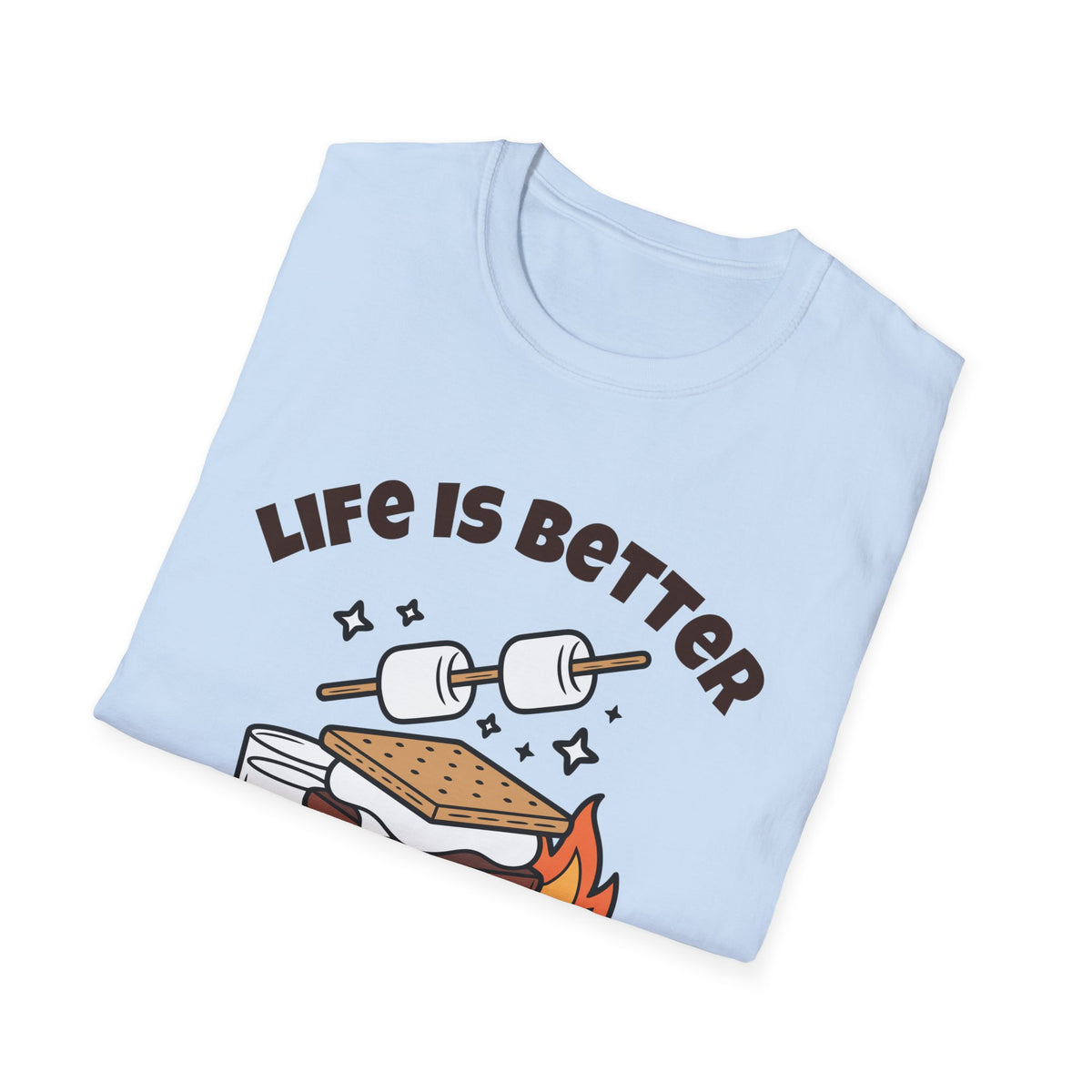 Life Is Better with S'mores Shirt, Funny Camping Tee