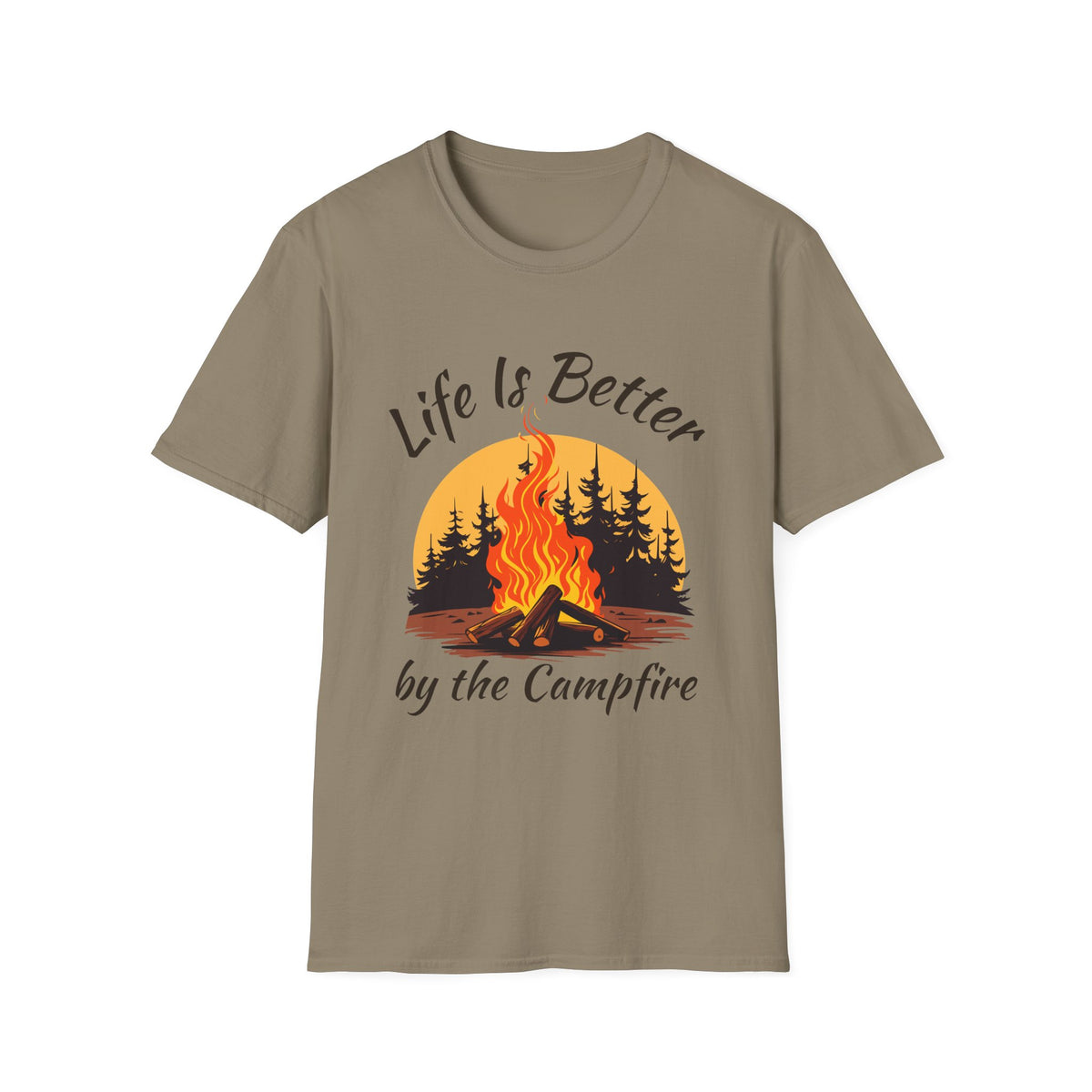 Life Is Better by the Campfire Shirt, Camping Lover Tee