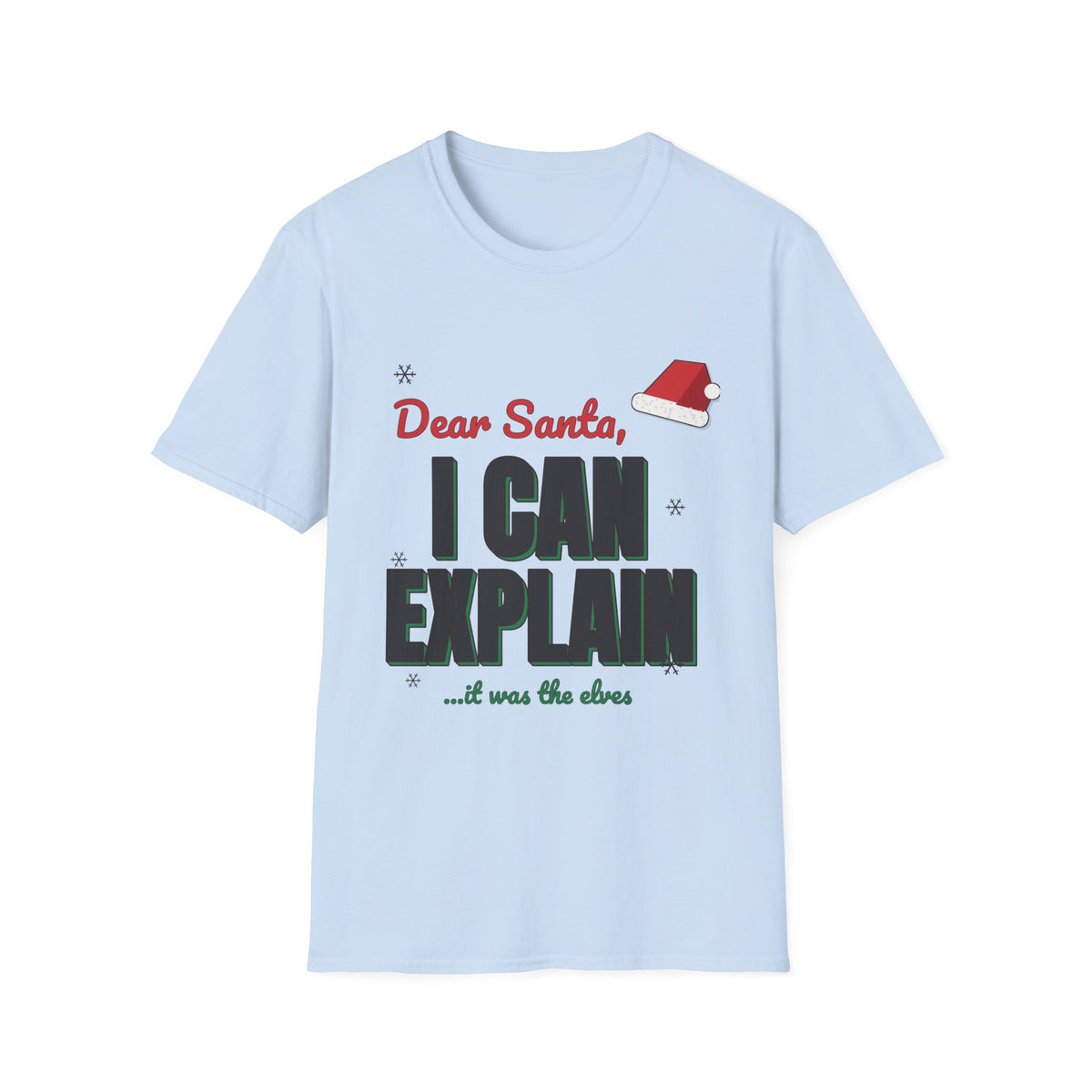 Dear Santa I Can Explain Shirt, Funny Christmas Tee