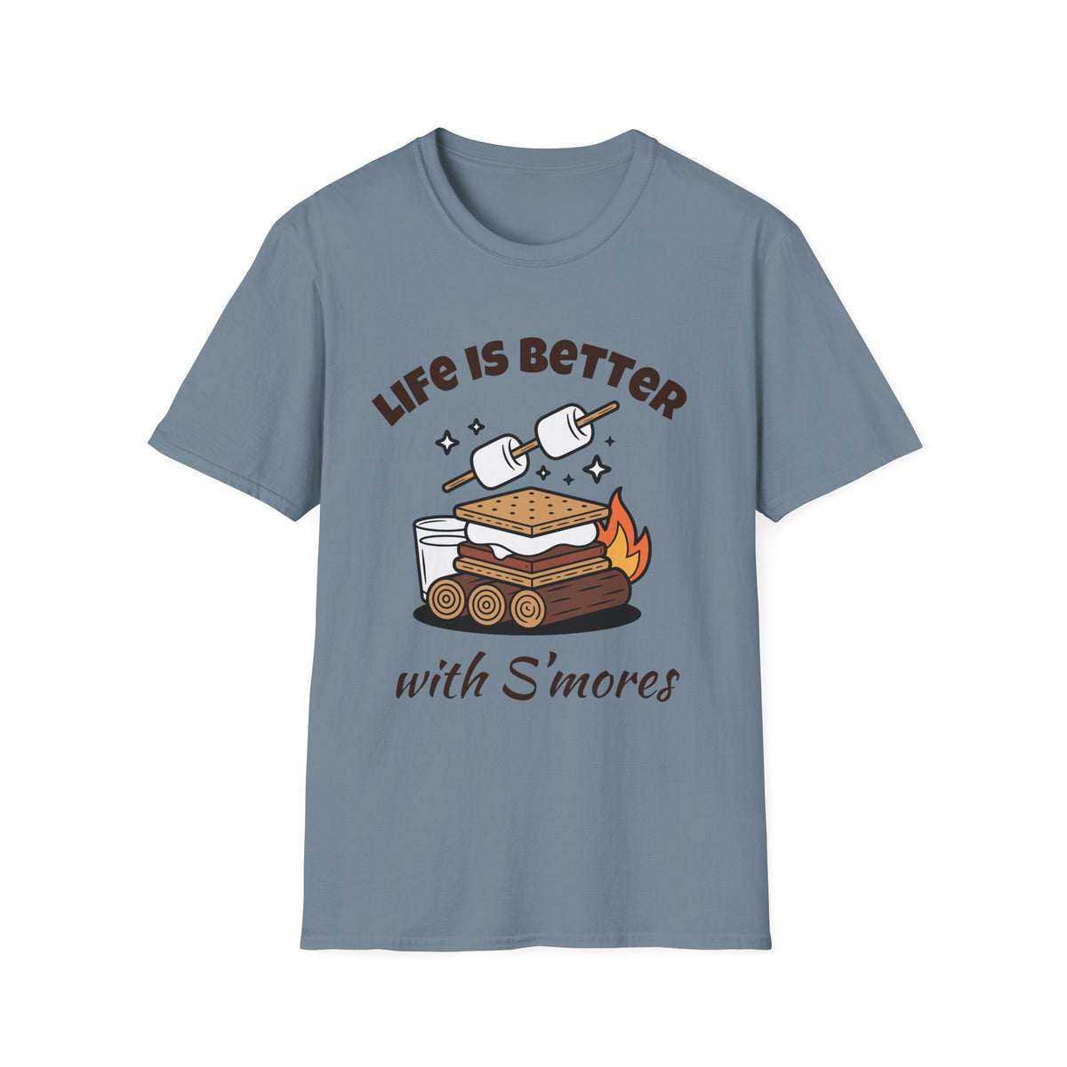 Life Is Better with S'mores Shirt, Funny Camping Tee