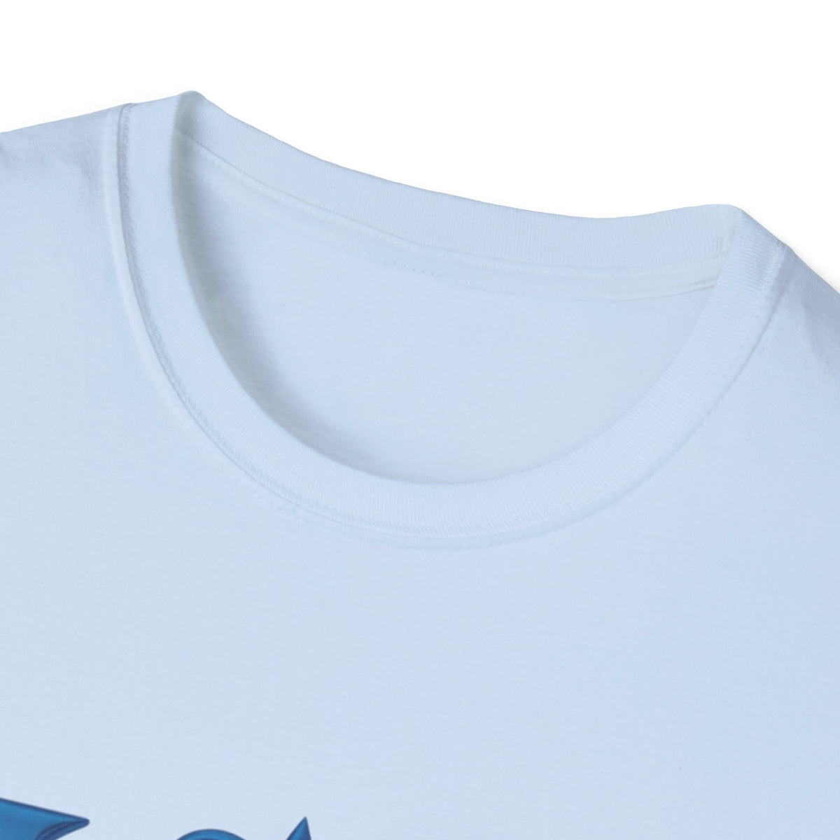 Jesus Blue Scroll Shirt, Christian Faith Tee