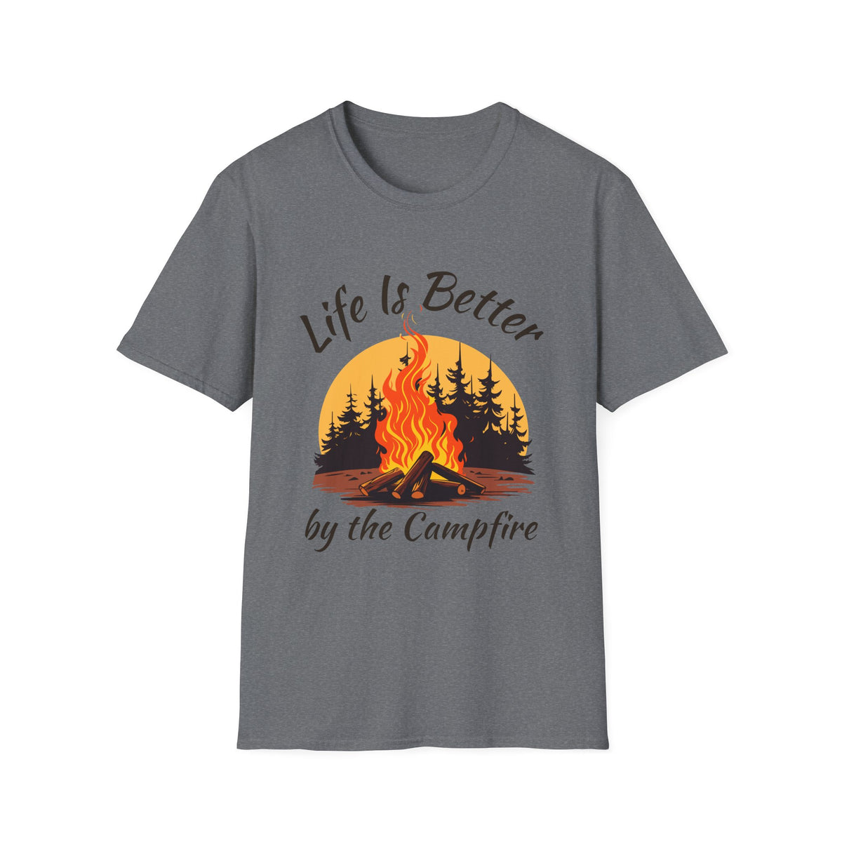 Life Is Better by the Campfire Shirt, Camping Lover Tee