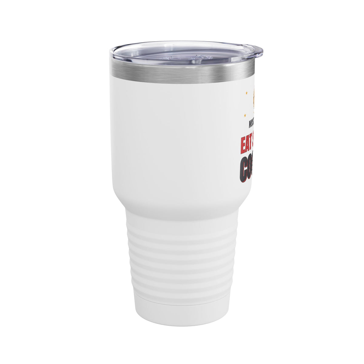 Most Likely to Eat Santa's Cookies 30oz White Tumbler, Funny Christmas Cup