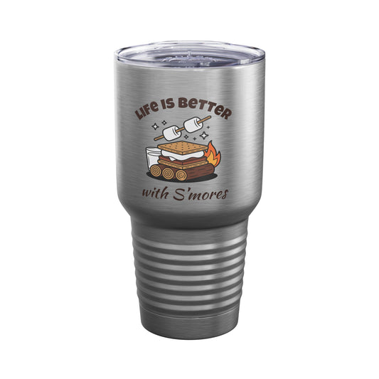 Life Is Better with S'mores 30oz Tumbler, Camping Cup