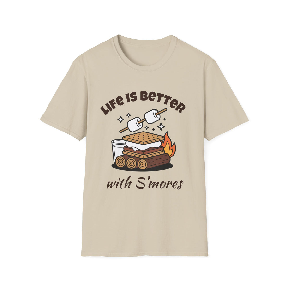 Life Is Better with S'mores Shirt, Funny Camping Tee