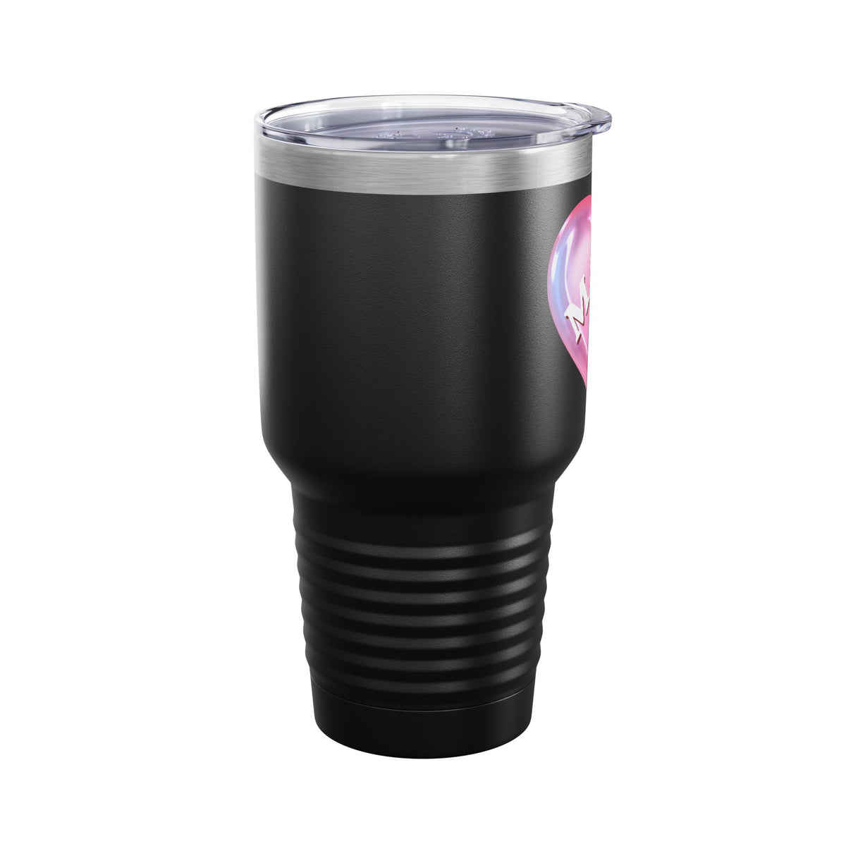 Mama Pink Heart Tumbler, Cute Mom Travel Cup