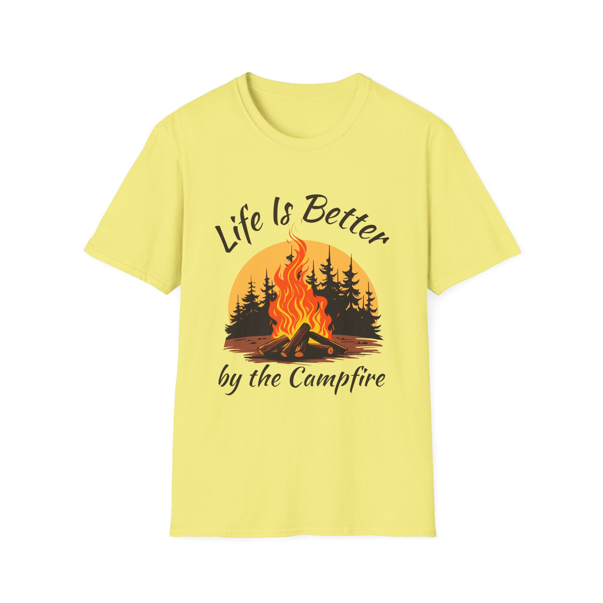 Life Is Better by the Campfire Shirt, Camping Lover Tee