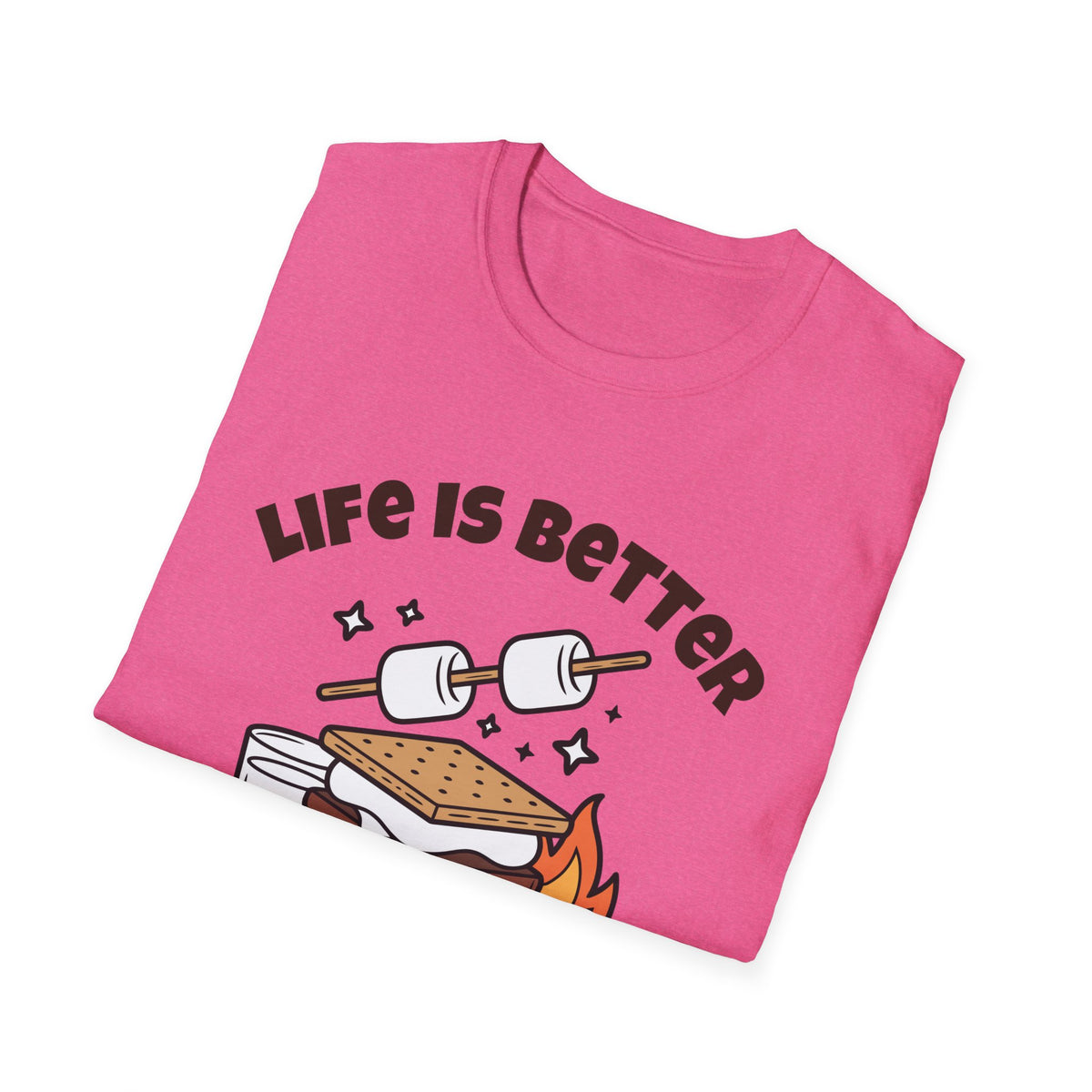 Life Is Better with S'mores Shirt, Funny Camping Tee