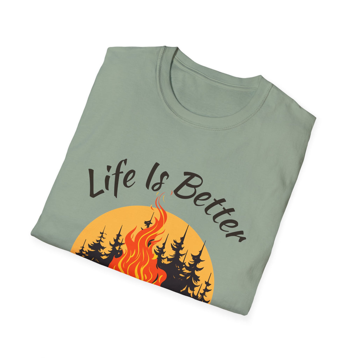 Life Is Better by the Campfire Shirt, Camping Lover Tee