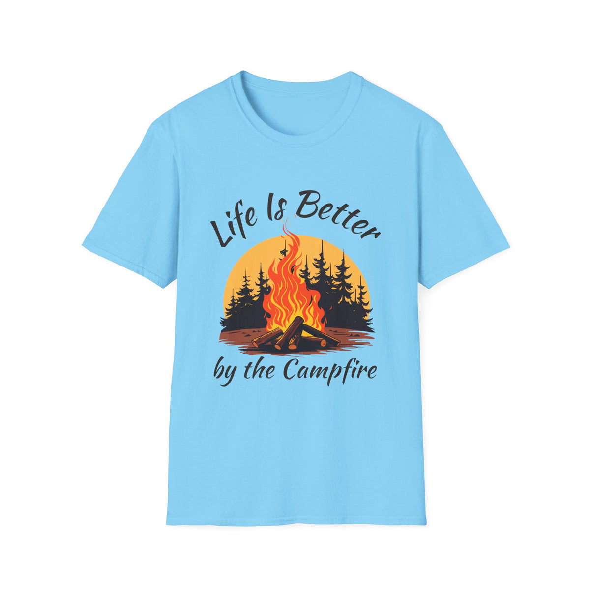 Life Is Better by the Campfire Shirt, Camping Lover Tee