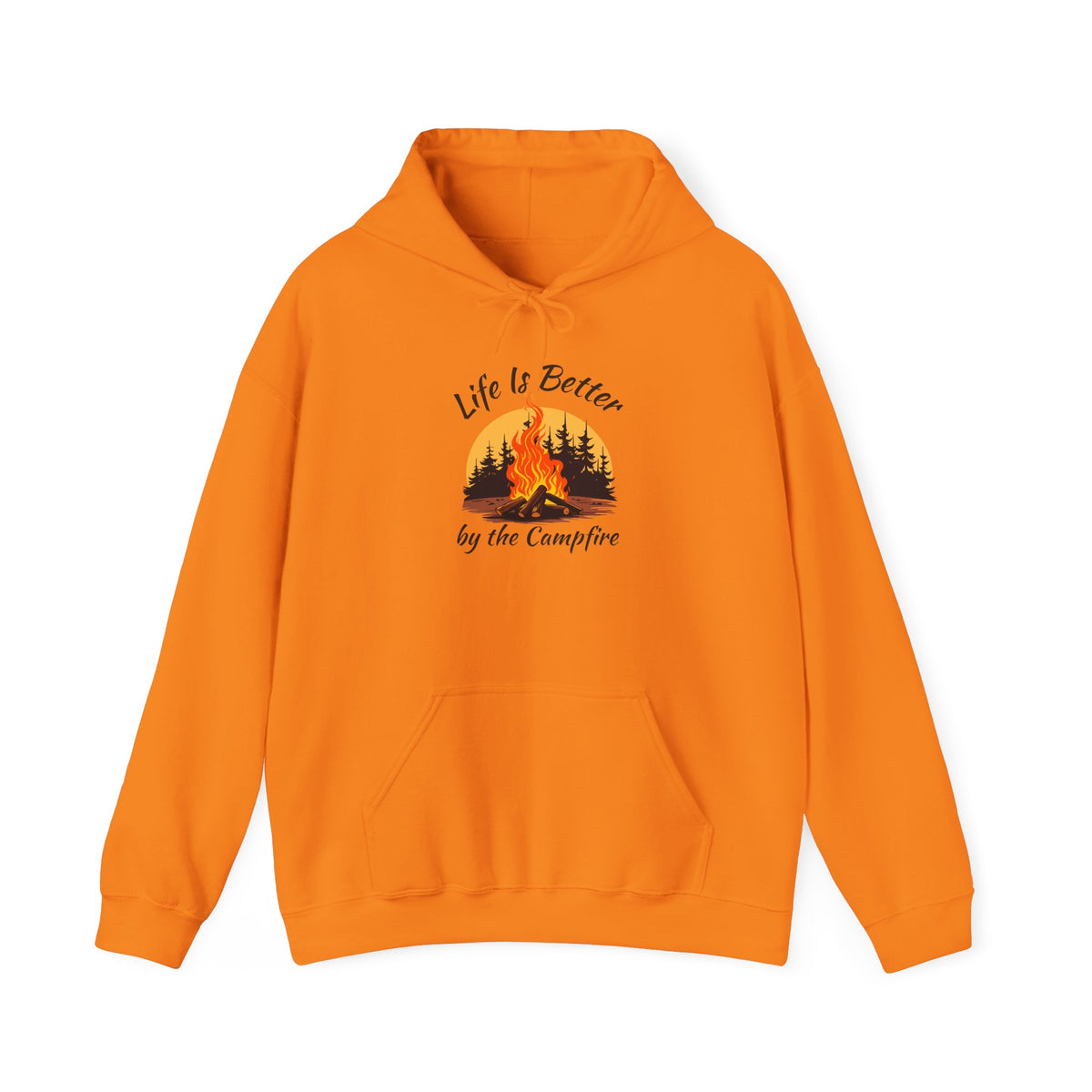 Life Is Better by the Campfire Hoodie, Camping Lover Sweatshirt •