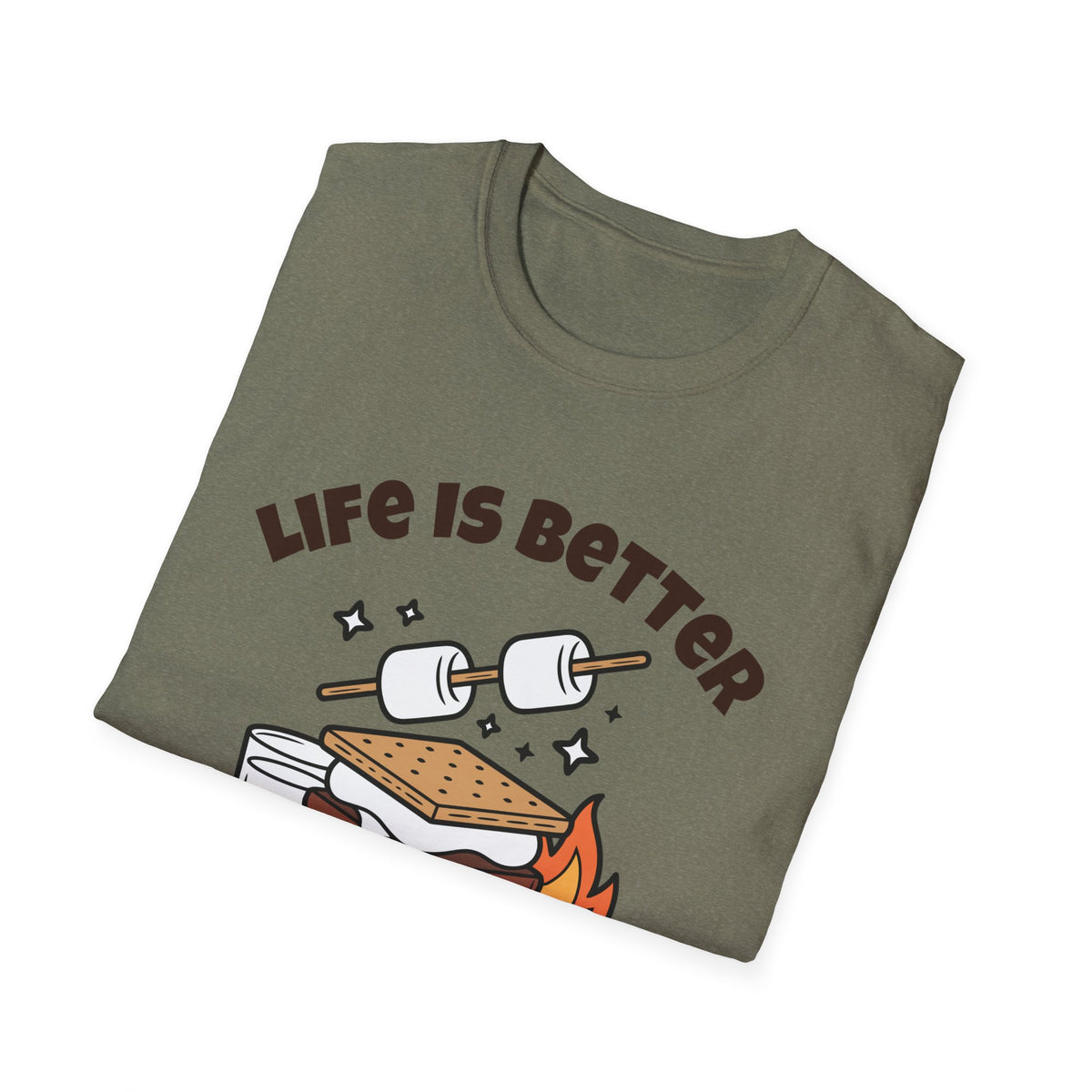 Life Is Better with S'mores Shirt, Funny Camping Tee