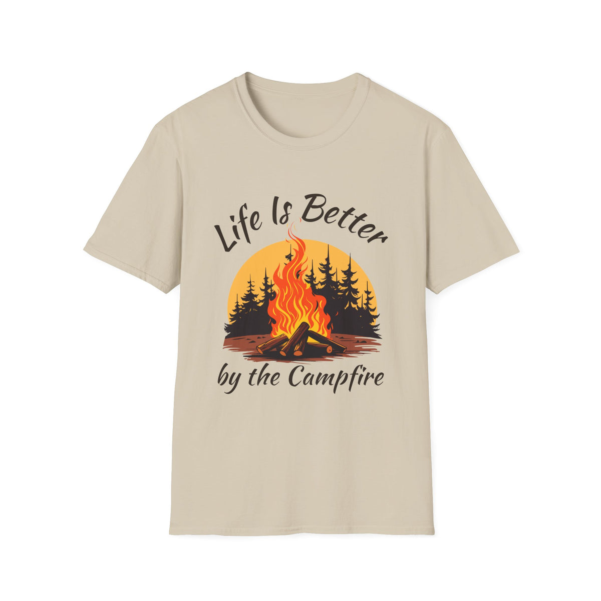 Life Is Better by the Campfire Shirt, Camping Lover Tee