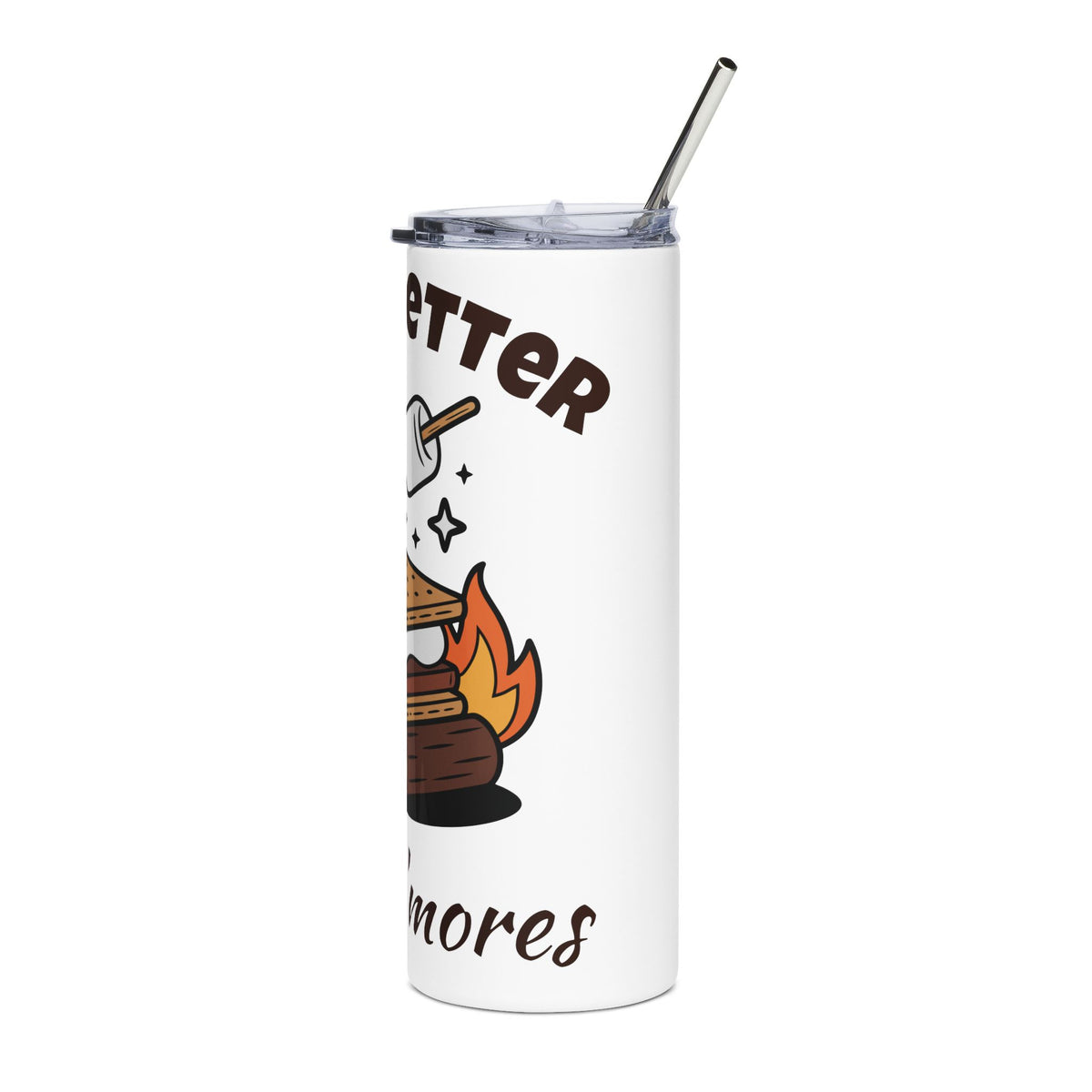 Life Is Better with S'mores 20oz Tumbler, Camping Cup