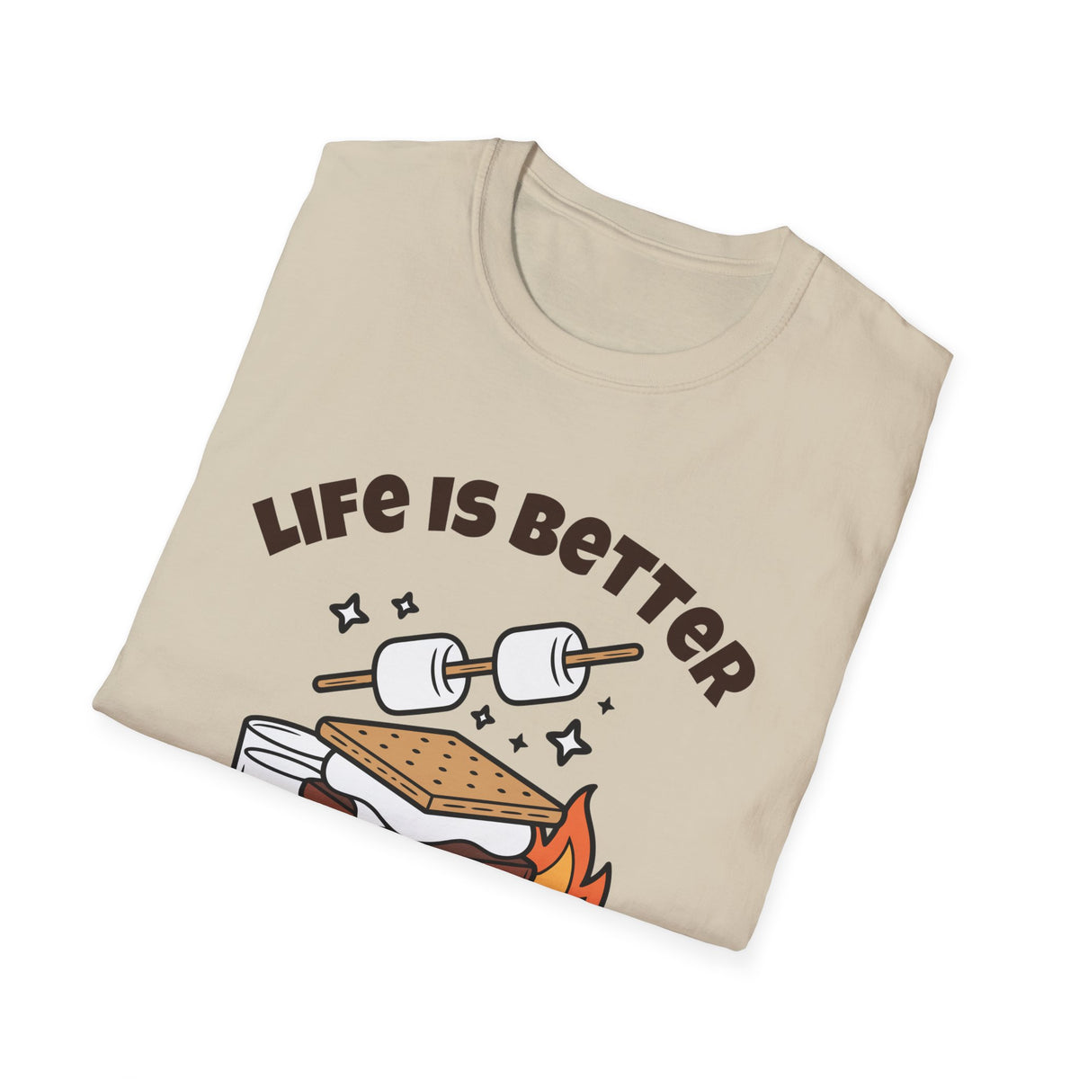 Life Is Better with S'mores Shirt, Funny Camping Tee