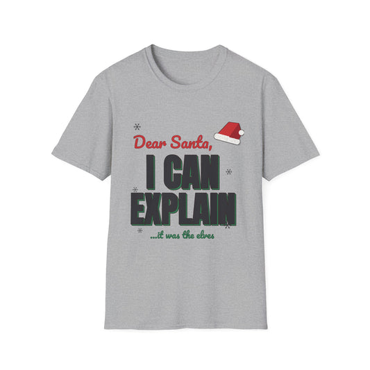 Dear Santa I Can Explain Shirt, Funny Christmas Tee