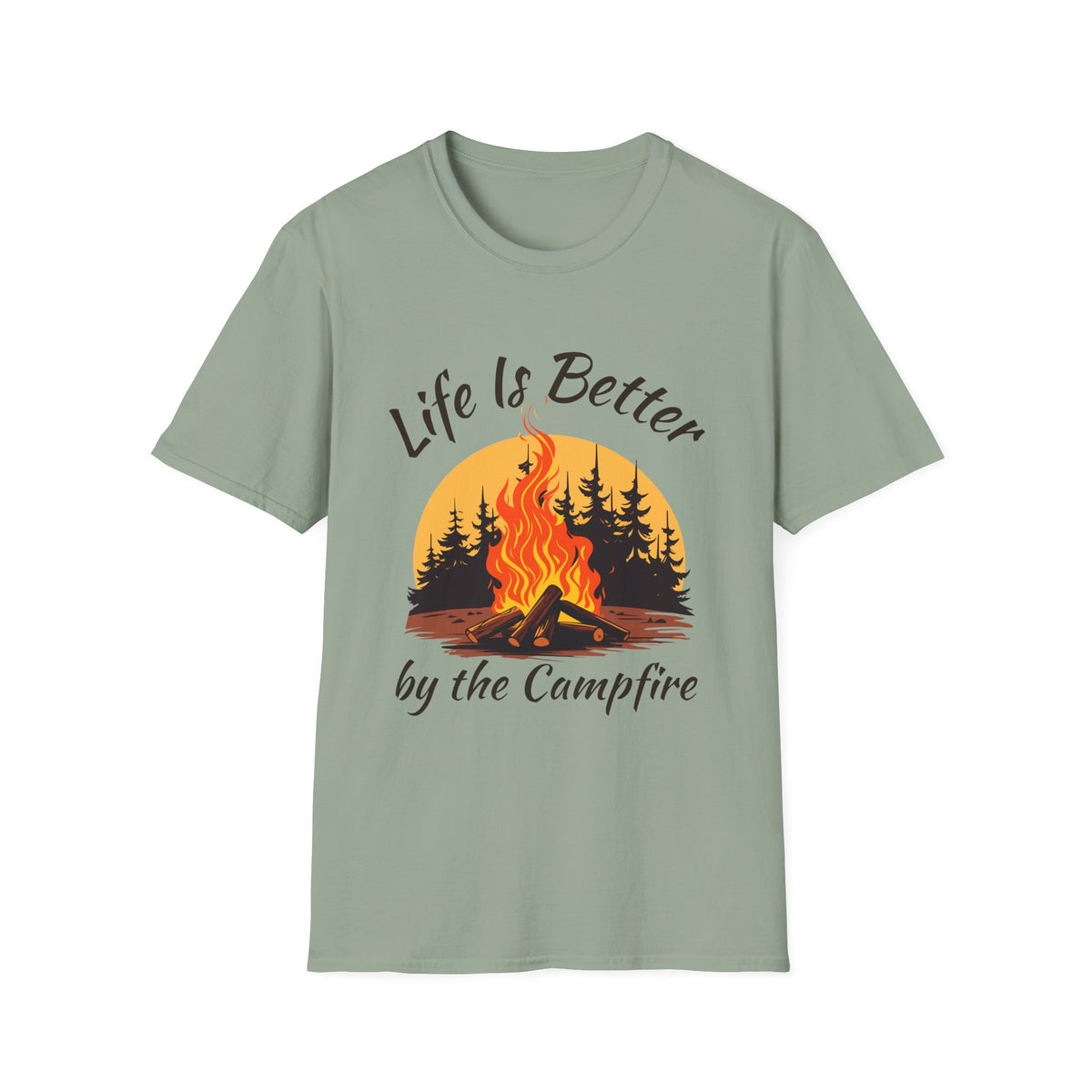 Life Is Better by the Campfire Shirt, Camping Lover Tee