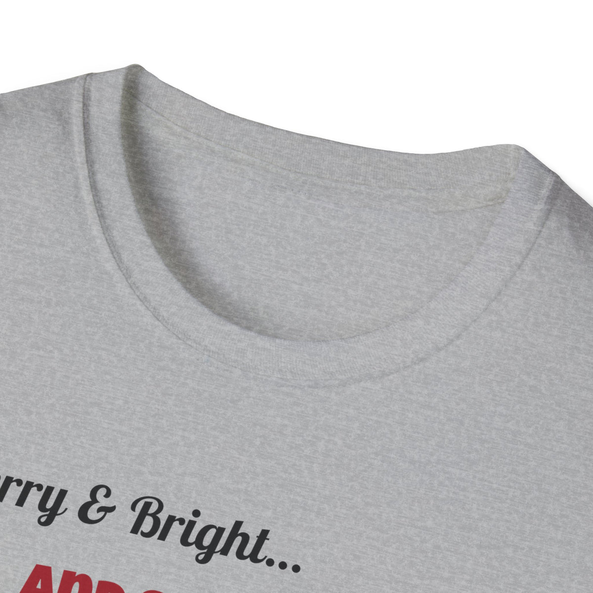 Merry and Bright and Slightly Dead Shirt, Dancing Skeletons Christmas Tee