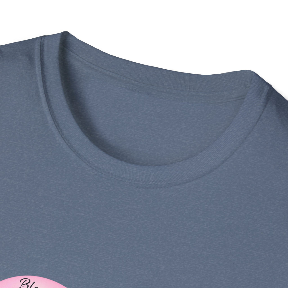 Mom Word Art Heart Light Colored Shirt, Pink Heart Mom Tee