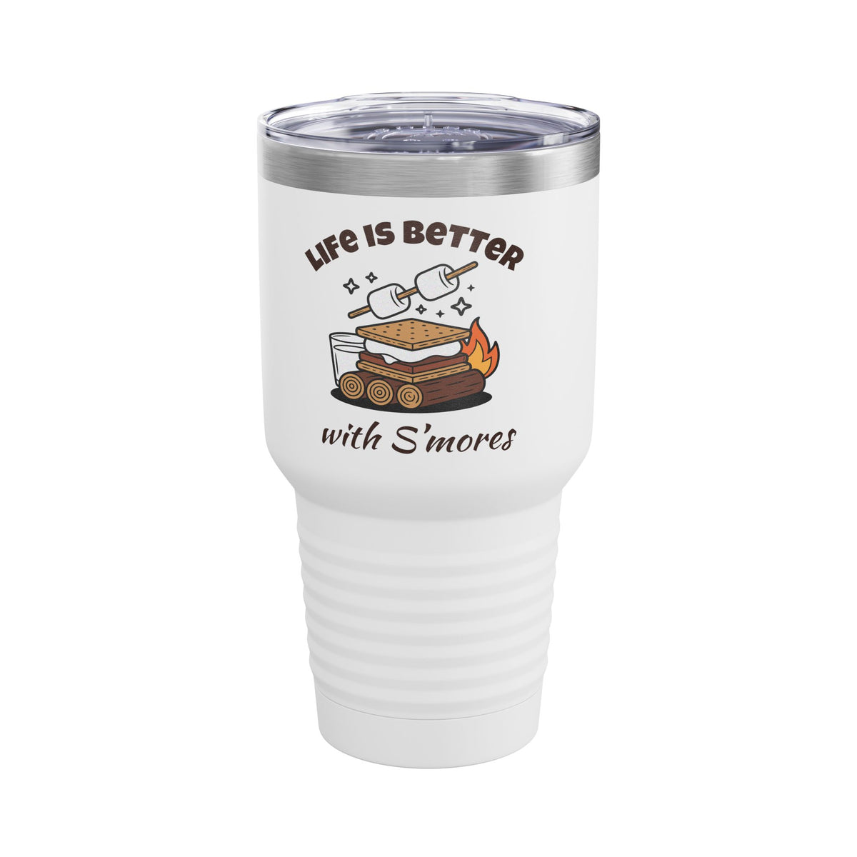 Life Is Better with S'mores 30oz Tumbler, Camping Cup
