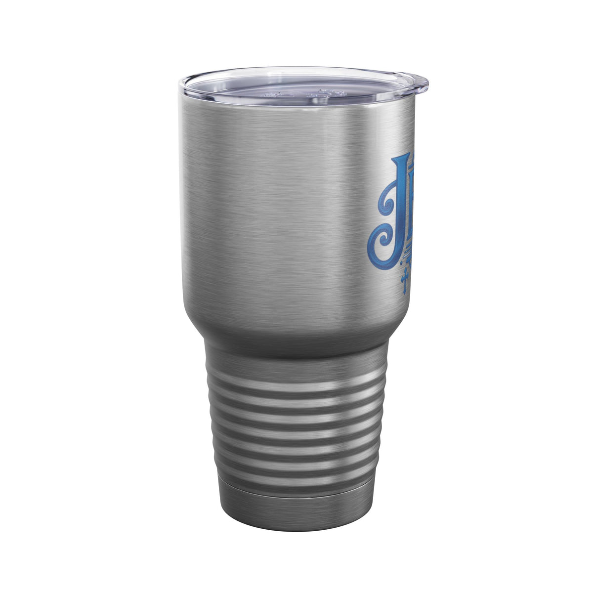 Jesus Blue Scroll 30oz Tumbler, Christian Faith Cup